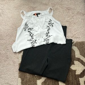 White House Black Market Ponte skinny pants